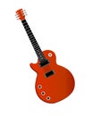 Electric guitar isolated Royalty Free Stock Photo