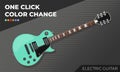 Electric Guitar. and Layered Object, Easy Color Change