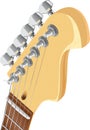 Electric guitar neck Royalty Free Stock Photo