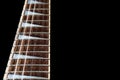 Electric guitar neck Royalty Free Stock Photo