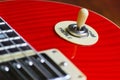 Electric guitar pick up selector Royalty Free Stock Photo