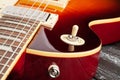 electric guitar pickup selector Royalty Free Stock Photo