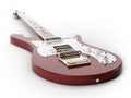 Electric guitar red