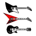 Electric guitars set