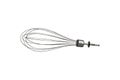 Electric hand whisk blender on white background Royalty Free Stock Photo