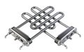 Electric heating elements. Modern heaters for washing machine. Royalty Free Stock Photo