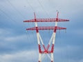 Electric high voltage power pylon