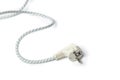 Electric iron cable plug Royalty Free Stock Photo