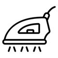 Electric iron, electronics Vector Icon which can easily edit