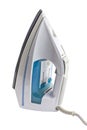 Electric iron isolated on the white Royalty Free Stock Photo