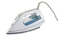 Electric iron isolated on the white Royalty Free Stock Photo