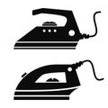 Electric iron vector icon