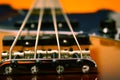 Electric Jazz Bass Close-up Royalty Free Stock Photo