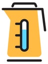 Electric kettle. Boiling water teapot color icon