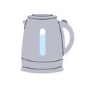 Electric kettle icon. Kitchen tools silhouette. Vector illustration. Royalty Free Stock Photo