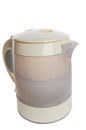 Electric kettle on white Royalty Free Stock Photo