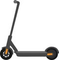 Electric kick scooter. Gyro Modern ecology vehicle - speed scooter on battery.