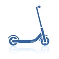 Electric kick scooter Icon, eco transport for city lifestyle