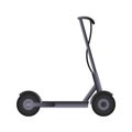 Electric kick scooter illustration. Personal transport