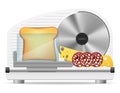 Electric kitchen slicer vector illustration