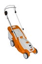 Electric lawn mower - machine to cut a grass surface to an even height