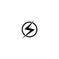 Electric logo template vector