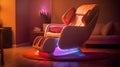 An electric massage chair. Generative Ai