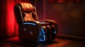 An electric massage chair. Generative Ai