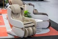 Electric Massage Chairs. health care with massage armchair. Leather reclining electric massage chair.