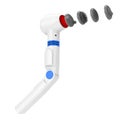 Electric Massager with Nozzles and Heater. 3d Rendering