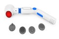 Electric Massager with Nozzles and Heater. 3d Rendering