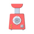 Electric meat grinder, mincer.