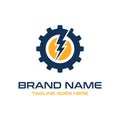 Electric mechanical logo