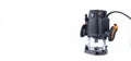 Electric milling machine. On a white background. Hand tool. Royalty Free Stock Photo