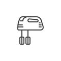 Electric Mixer line icon