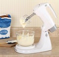 Electric Mixer Making Icing