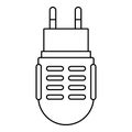 Electric mosquito icon, outline line style Royalty Free Stock Photo