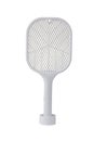 Electric mosquito killer racket shape isolated on white