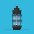 Electric mosquito trap flat design.