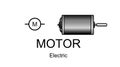 Electric motor icon and symbol