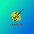 electric music guitar vector