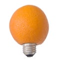 Electric Orange Royalty Free Stock Photo