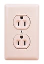 Electric outlet Royalty Free Stock Photo