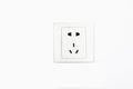 Electric Outlet Wall Socket Plug Receptacle Royalty Free Stock Photo