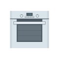 Electric oven. flat style Royalty Free Stock Photo