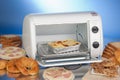 Electric oven-toaster