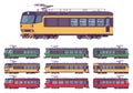 Electric passenger bright train set