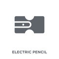 electric pencil sharpener icon from Electronic devices collection. Royalty Free Stock Photo
