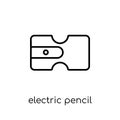 electric pencil sharpener icon from Electronic devices collectio Royalty Free Stock Photo