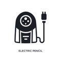 electric pencil sharpener isolated icon. simple element illustration from electronic devices concept icons. electric pencil Royalty Free Stock Photo